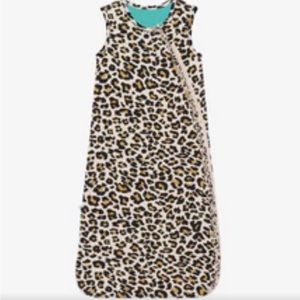 Posh Peanut Lana Leopard Tan Sleeveless Ruffled Sleep Bag 1.0 Tog - 18-36M